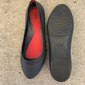 CROCS Ballet Flats Black Size 8